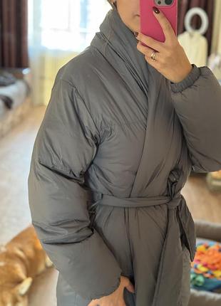 Легке пальто на синтипоні халат кімоно