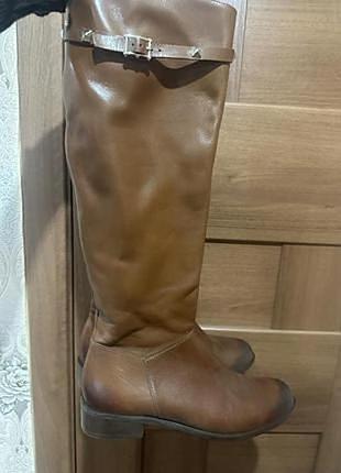Трендовые сапоги натур.кожа