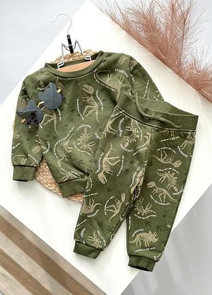 Костюм динозаври на флісі primark