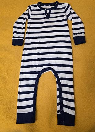 Joha термо комбинезон слип человечек пижама 100% шерсть мериноса 18-24 м 86-92 см