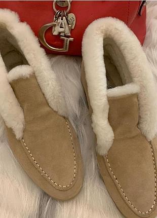 Лофери натуральні, жіночі стильні черевики, чорні в наявності