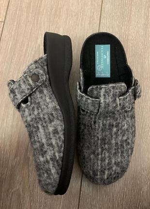 Тапочки серые тапочки новые
