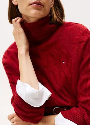 Женский шерстяной свитер tommy hilfiger ww0ww43102