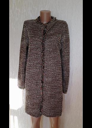 Фирменное пальто- кардиган женское