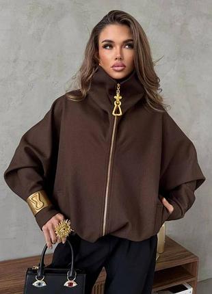 Брендова жіноча куртка бомбер скіапареллі