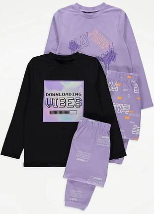 George пижама хлопковая комплект из 2 шт vibes