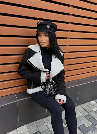 Дублянка жіноча з штучного хутра