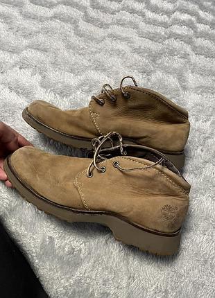 Черевики timberland chukka original, жіночі чоловічі шкіряні повсякденні черевики до щиколотки зі шнурівкою.