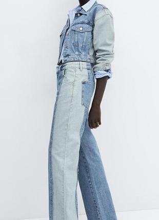 Нові стильні прямі джинси mango