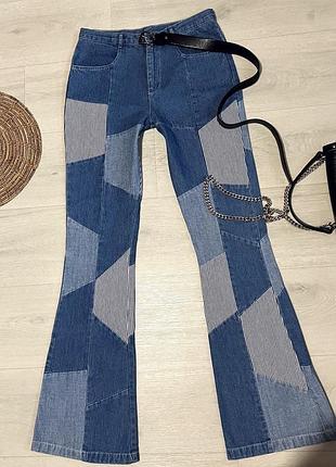 Классные джинсы клеш