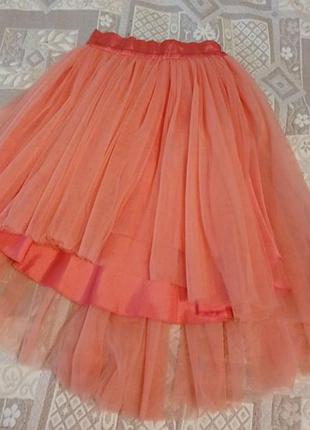 Юбка нарядная желя девочки