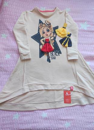 Сукня - світшот на дівчинку