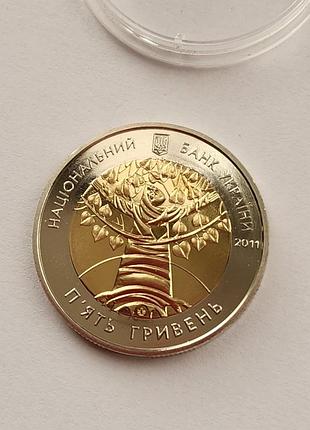 Украина 5 гривен 2011, международный год лесов