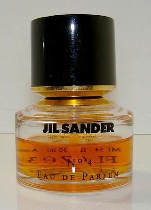 Парф. вода jil sander 4. оригінал. вінтаж