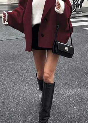 Новий трендовий кардиган бургунді s