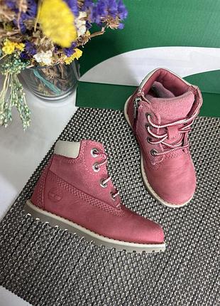 Оригинальные ботинки кожаные timeberland