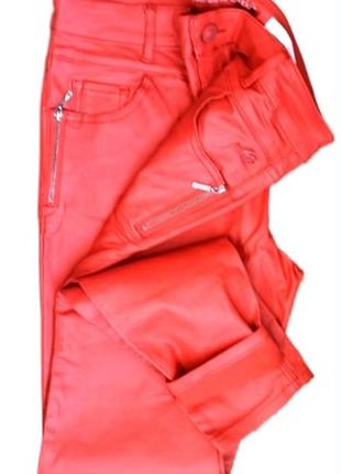 Брюкі штани шкіряні фірмові ms and jackie