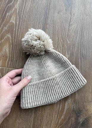 Шапка на малюка little angel з помпоном