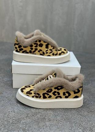 Ботинки женские демисезонные/ черные натуральная замша и мех