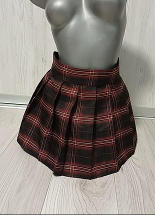 Юбка в клетку размер l