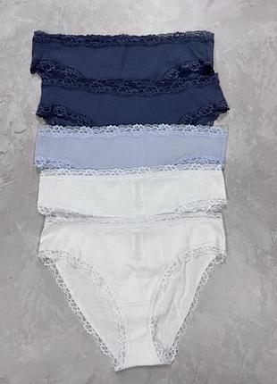 Трусики жіночі, труси в рубчик esmara сліпи розмір l набір трусиків