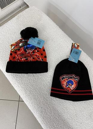 Теплі шапочки на осінь леді баг