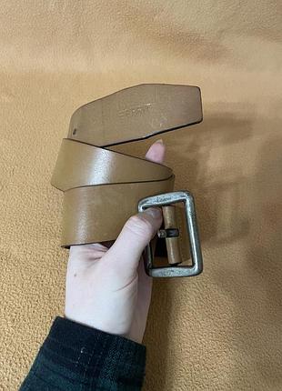 Брендовий ремінь з натуральної шкіри