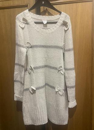 Свитер туника махеровый р.48