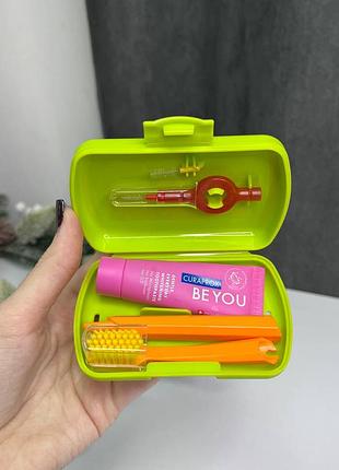 Дорожный набор curaprox зеленый