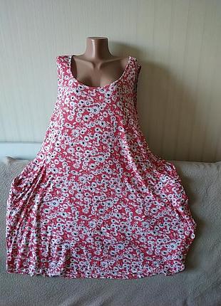 Платье летнее, р 26-28, вискоза