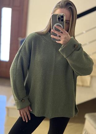 Светр оверсайз в'язаний светр джемпер кофта