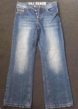 Джинсы широкие, тубы, палаццо