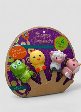 Пальчиковий театр для дітей, набір 4 іграшки (ігр09664)
