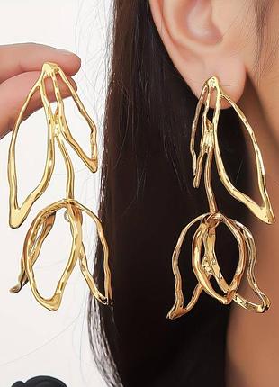 Сережки тюльпани