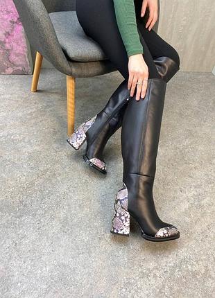 Сапоги женские демисезонные/зимние эксклюзив