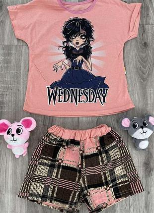 Піжама дівчинці венсдей