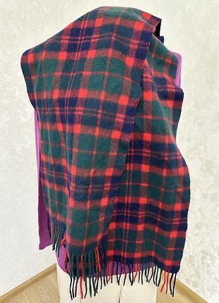 Кашеміровий шарф в клітинку