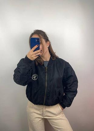 Женский винтажный оверсайз бомбер куртка bomber transit ma1 vintage