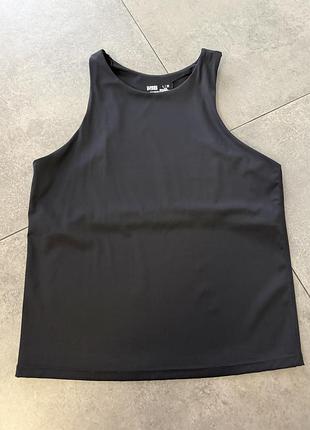 Майка чорна базова жіноча з вшитим топом dunnes l