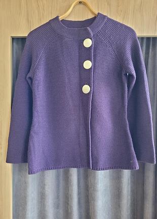 Кофта женская классическая, теплая, размер s.