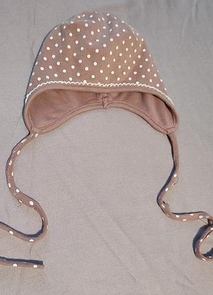 Детская хлопковая шапочка р.49-50