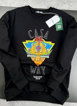 Світшот чоловічий чорний осінній весняний літній