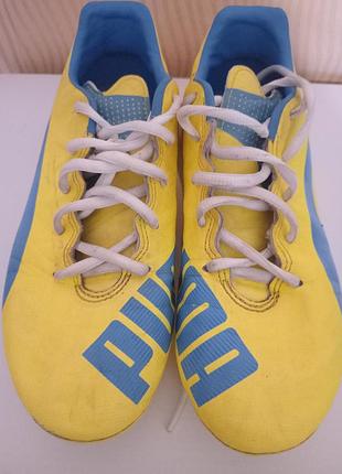 Бутсы футбольные puma оригинал 38р стелька 24см