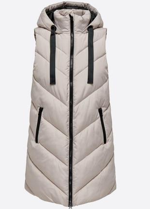 Подовжена жилєтка,безрукавка