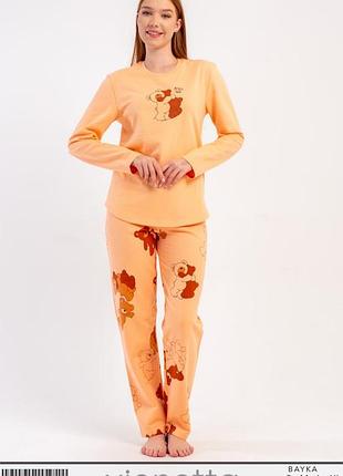 Теплі байкові піжами для дому та сну