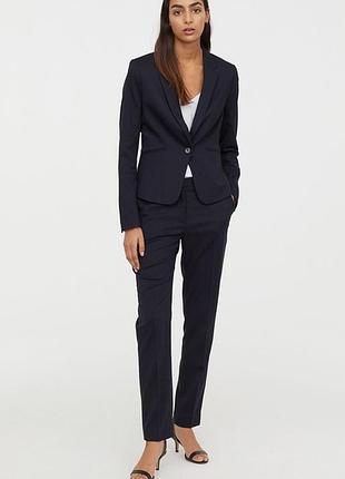 Новый стильный деловой однобортный жакет блейзер пиджак  h&m размер  16-18