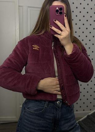 Вельветовий теплий дутік, курточка, пуховик на маленьку мініатюрну дівчину, розмір хс