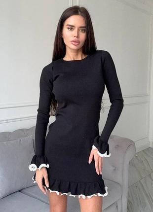 ⭐⭐⭐⭐⭐ 
короткое трикотажное платье a1062