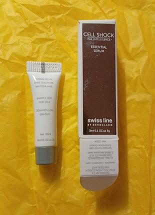 Сиворотка для обличчя swissline cell shock age intelligence essential serum