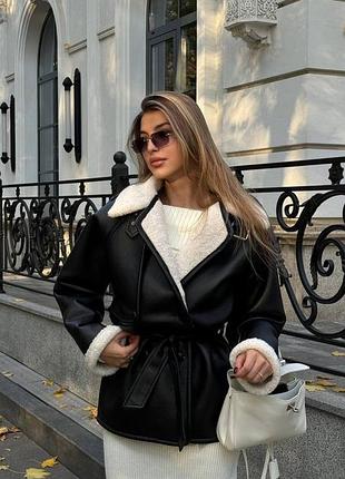 Дублянка з поясом 🖤